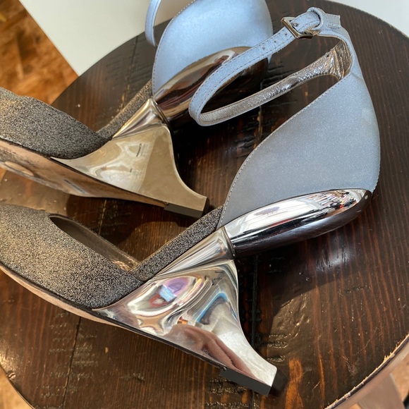 Jimmy Choo Kade techno glitter wedges - Picture 7 of 14